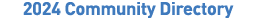 2024 Community Directory