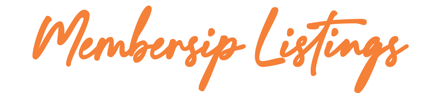 Membersip Listings