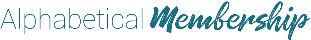 Alphabetical Membership