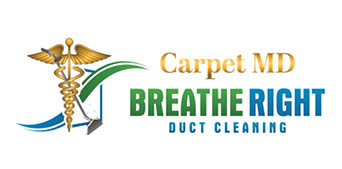 A logo for a carpet cleaning company. Description generated by AI
