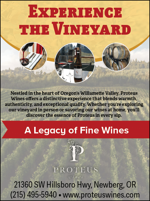 A wine advertisement for Protos Wines. Description generated by AI