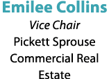 Emilee Collins Vice Chair Pickett Sprouse Commercial Real Estate
