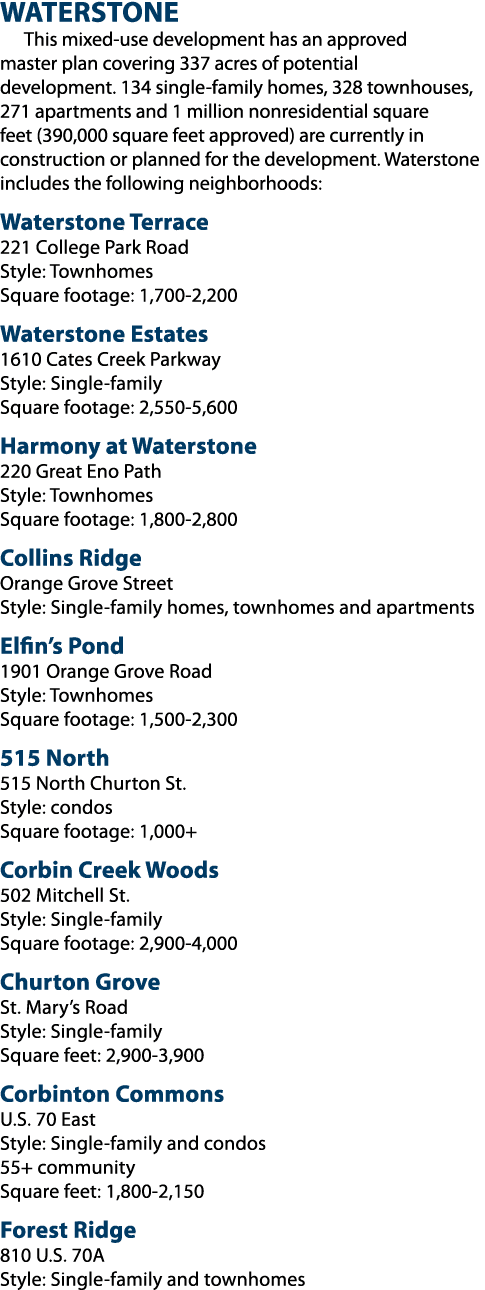 WATERSTONE This mixed use development has an approved master plan covering 337 acres of potential development. 134 si...