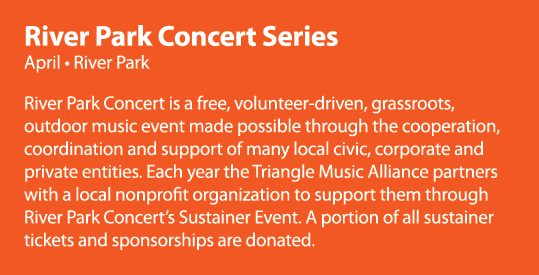 River Park Concert Series April • River Park River Park Concert is a free, volunteer driven, grassroots, outdoor musi...