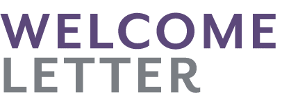 Welcome Letter