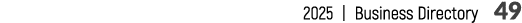 2025 | Business Directory 49