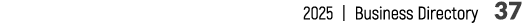 2025 | Business Directory 37