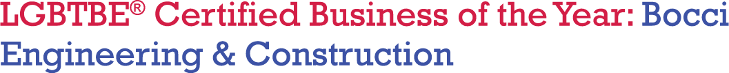 LGBTBE  Certified Business of the Year: Bocci Engineering & Construction
