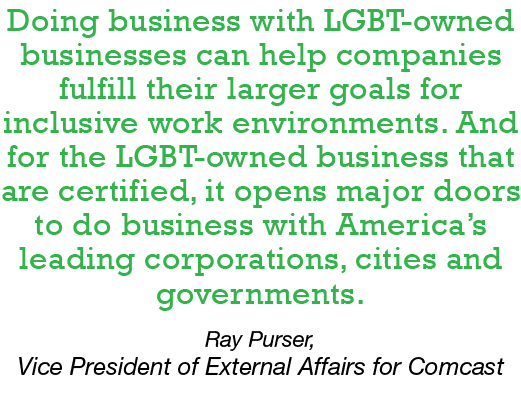 Doing business with LGBT-owned businesses can help companies fulfill their larger goals for inclusive work environmen   