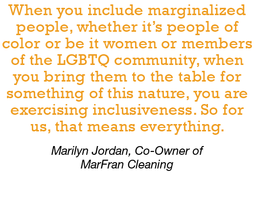 When you include marginalized people, whether it s people of color or be it women or members of the LGBTQ community,    