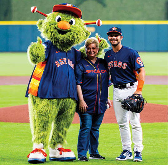 HOUSTON, TX - APRIL, 02: Chicago White Sox against the Houston Astros at Minute Maid Park on April 2, 2023 in Houston, TX. (Photo by Evan Triplett/Houston Astros)
