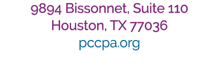 9894 Bissonnet, Suite 110 Houston, TX 77036 pccpa.org