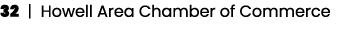 32 | Howell Area Chamber of Commerce