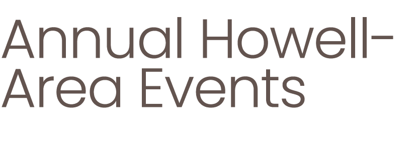 Annual Howell Area Events