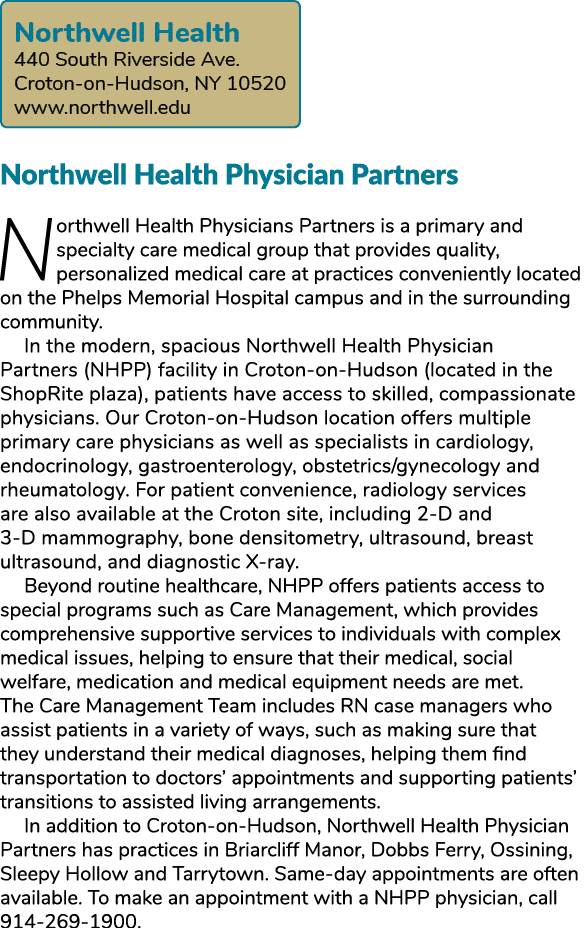   Northwell Health Physician Partners Northwell Health Physicians Partners is a primary and specialty care medical gr   