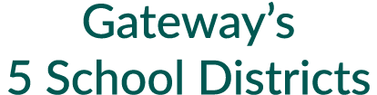 Gateway s 5 School Districts