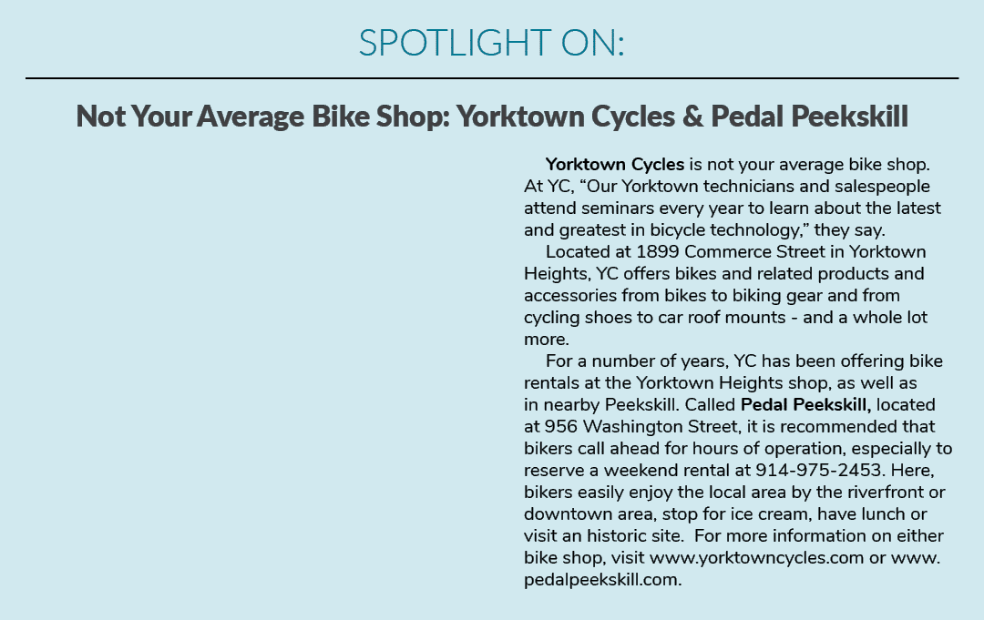 Spotlight on:  Not Your Average Bike Shop: Yorktown Cycles & Pedal Peekskill Yorktown Cycles is not your average bike   