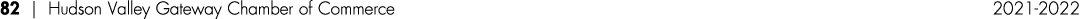 82   Hudson Valley Gateway Chamber of Commerce 2021-2022