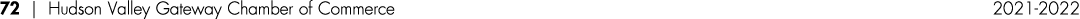 72   Hudson Valley Gateway Chamber of Commerce 2021-2022