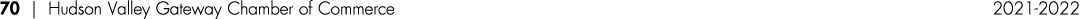 70   Hudson Valley Gateway Chamber of Commerce 2021-2022