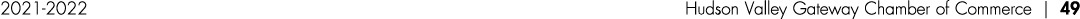 2021-2022 Hudson Valley Gateway Chamber of Commerce   49