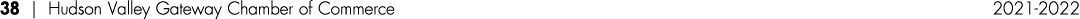 38   Hudson Valley Gateway Chamber of Commerce 2021-2022