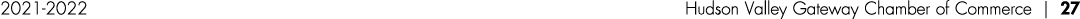 2021-2022 Hudson Valley Gateway Chamber of Commerce   27