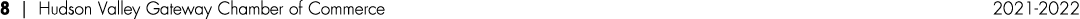 8   Hudson Valley Gateway Chamber of Commerce 2021-2022