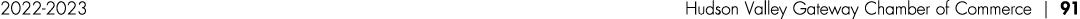 2022 2023 Hudson Valley Gateway Chamber of Commerce | 91