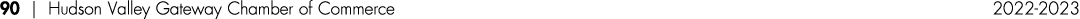 90 | Hudson Valley Gateway Chamber of Commerce 2022 2023
