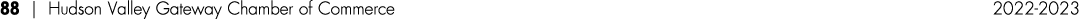 88 | Hudson Valley Gateway Chamber of Commerce 2022 2023
