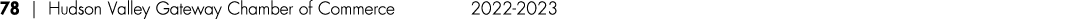 78 | Hudson Valley Gateway Chamber of Commerce 2022 2023