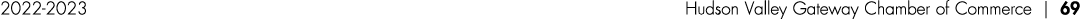 2022 2023 Hudson Valley Gateway Chamber of Commerce | 69