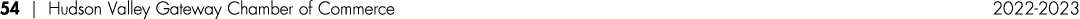 54 | Hudson Valley Gateway Chamber of Commerce 2022 2023