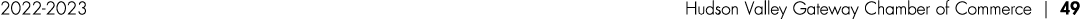 2022 2023 Hudson Valley Gateway Chamber of Commerce | 49