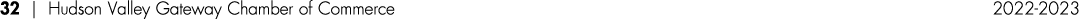 32 | Hudson Valley Gateway Chamber of Commerce 2022 2023