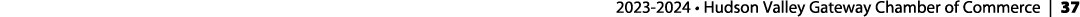  2023 2024 • Hudson Valley Gateway Chamber of Commerce | 37
