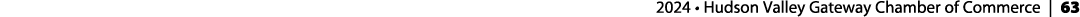  2024 • Hudson Valley Gateway Chamber of Commerce | 63