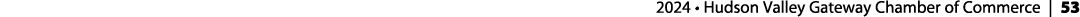  2024 • Hudson Valley Gateway Chamber of Commerce | 53