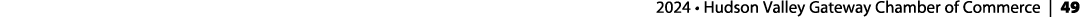  2024 • Hudson Valley Gateway Chamber of Commerce | 49