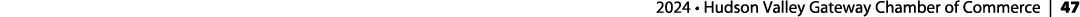  2024 • Hudson Valley Gateway Chamber of Commerce | 47