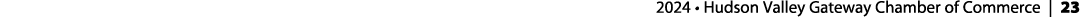  2024 • Hudson Valley Gateway Chamber of Commerce | 23