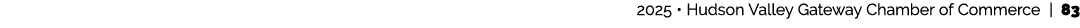  2025 • Hudson Valley Gateway Chamber of Commerce | 83