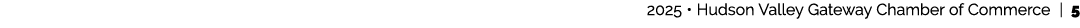  2025 • Hudson Valley Gateway Chamber of Commerce | 5