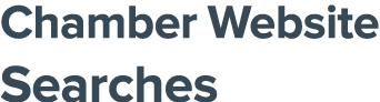Chamber Website Searches