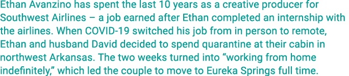 Ethan Avanzino has spent the last 10 years as a creative producer for Southwest Airlines   a job earned after Ethan c   