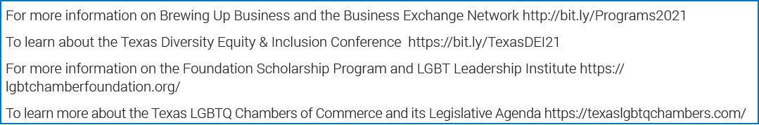 For more information on Brewing Up Business and the Business Exchange Network http:  bit ly Programs2021 To learn abo   