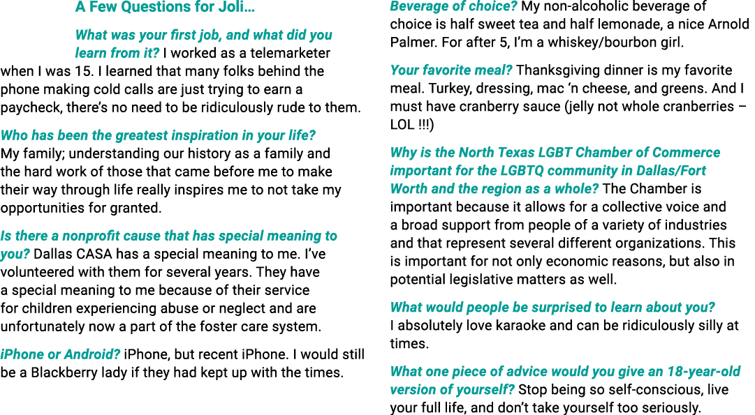 A Few Questions for Joli   What was your first job, and what did you learn from it  I worked as a telemarketer when I   