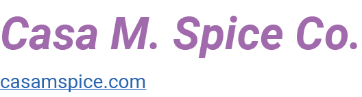 Casa M  Spice Co  casamspice com