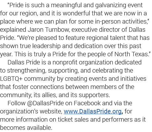  Pride is such a meaningful and galvanizing event for our region, and it is wonderful that we are now in a place wher   